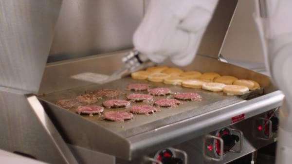 Burger-flipping Robot Completes First Shift At Major Fast Food Chain - Turning 300 Patties An Hour