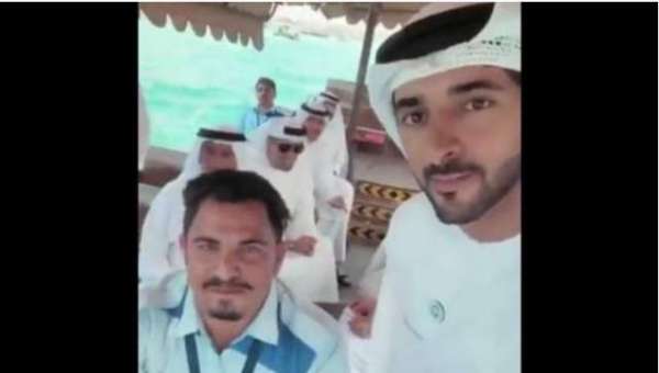 Sheikh Hamdan Surprises Expat Abra 'captain' In Dubai 