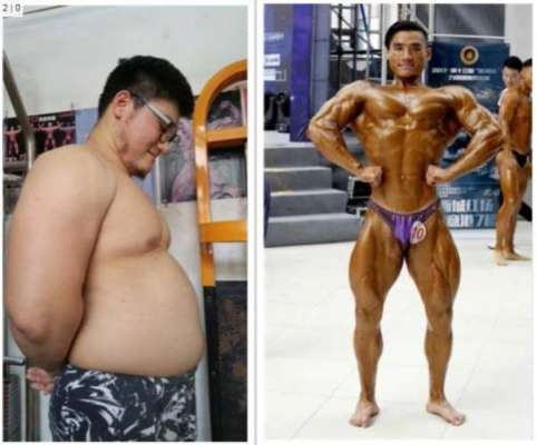 Chinese Student Goes From Overweight To Bodybuilding Champion In Six Months