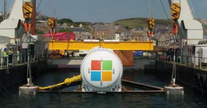 Microsoft just dropped 864 servers into the sea
