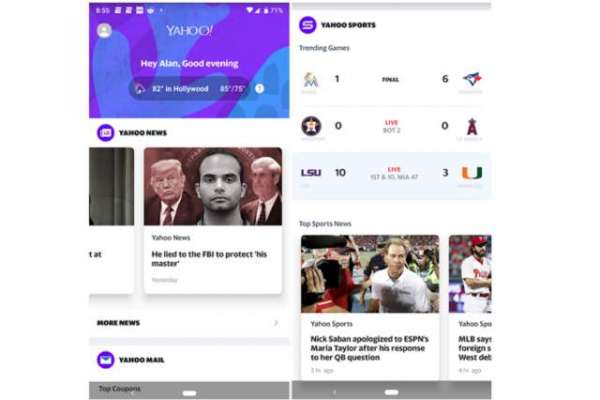 Yahoo releases an all purpose Android app