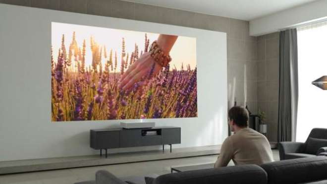 LG's Laser 4K beams a 120-inch picture from seven inches away