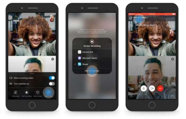 Skype adds screen sharing to its iOS and Android apps