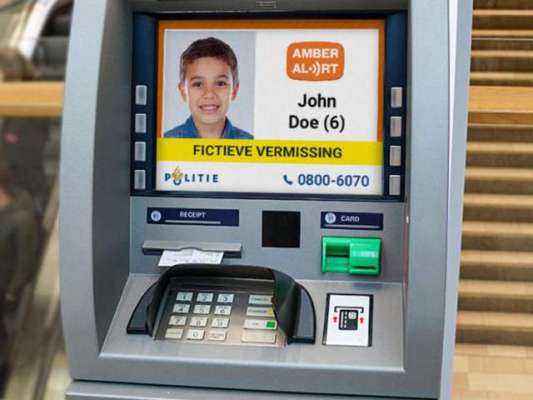 The Netherlands places missing child alerts on ATMs