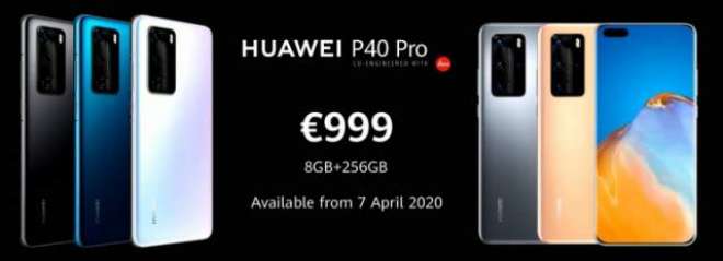 Huawei P40 unveiled with 50MP camera, P40 Pro adds 90Hz panel, 5x tele cam